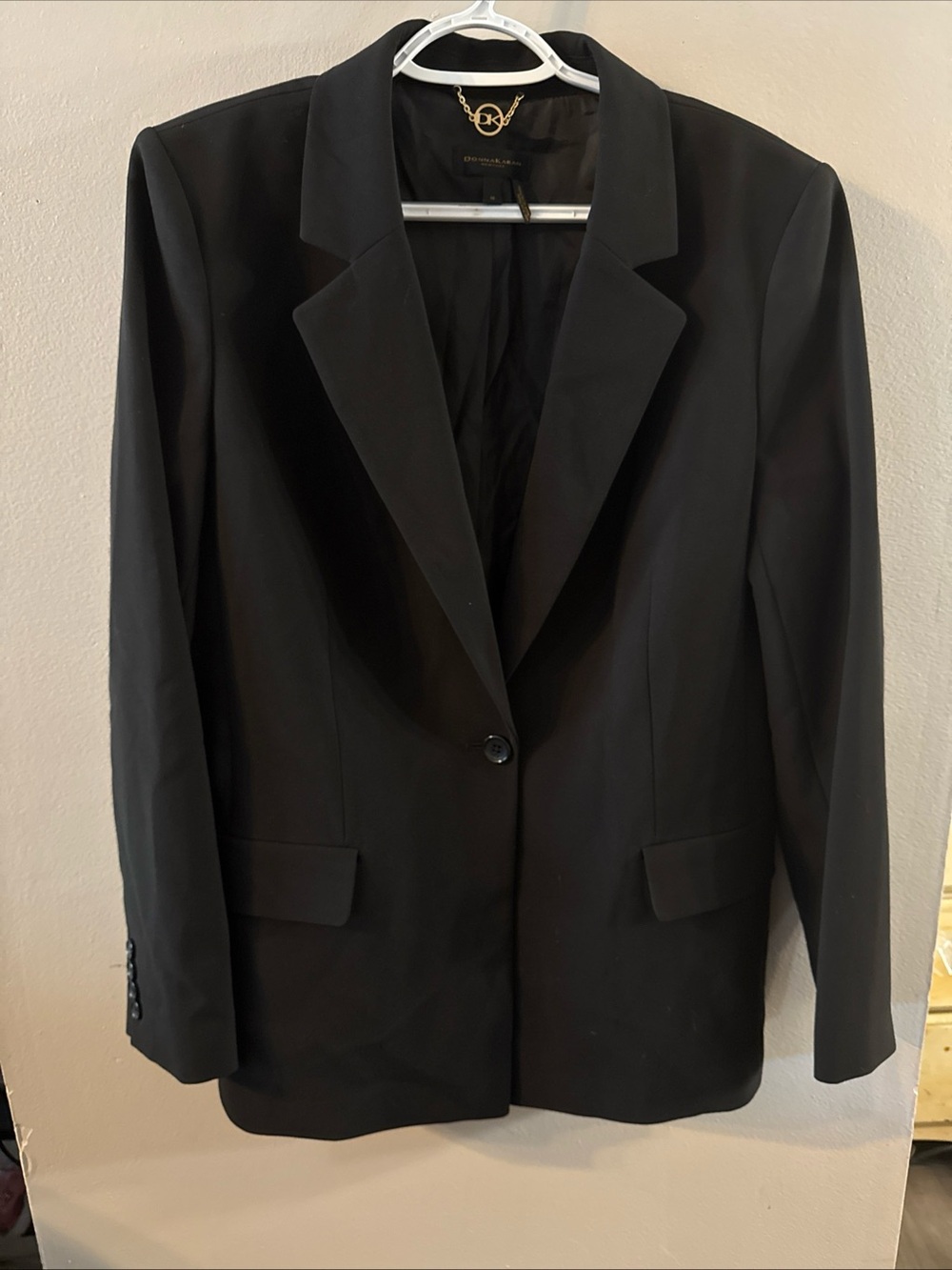 NWOT Donna Karan New York One Bottom Blazer Formal Black Sz 16 S26